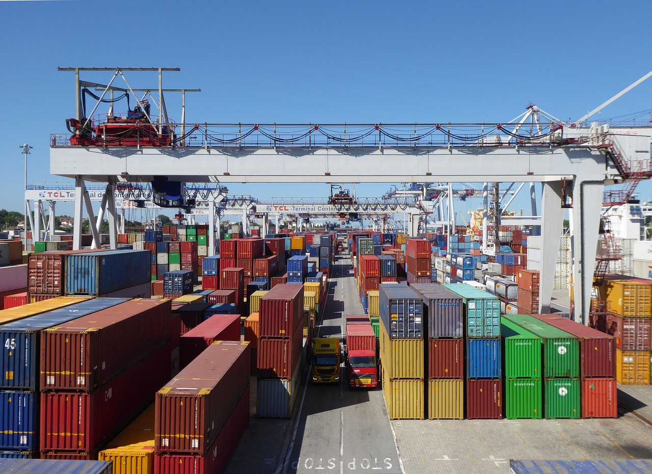 Container Yard Free photo on Pixabay Pixabay