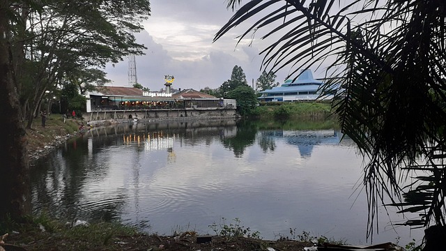 Danau, Senja, Pemandangan