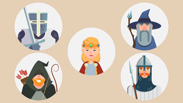 Download free HD stock image of Medieval Warrior Free medieval warrior sword illustration