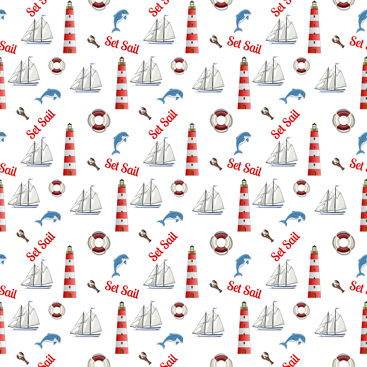 Download Nautical, Lighthouse, Sea. Royalty-Free Stock Illustration ...