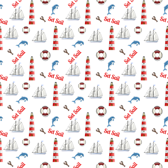 Free Nautical Lighthouse illustration and picture