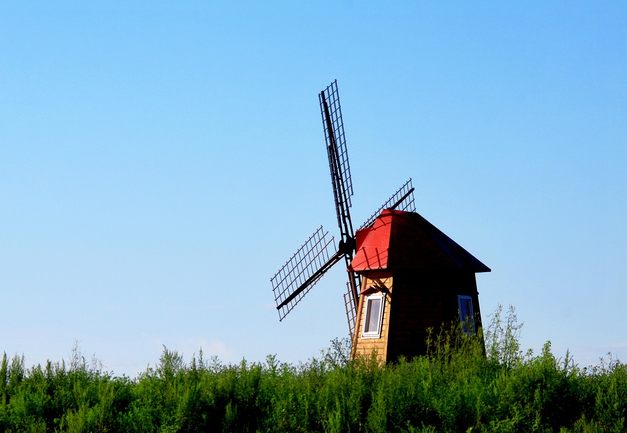 Windmill - free online jigsaw puzzle photo