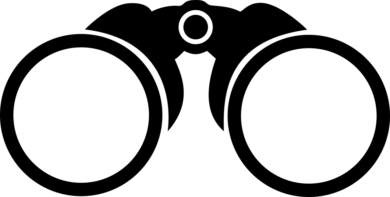 Download Binoculars, Field Glasses, Lorgnette. Royalty-Free Vector ...