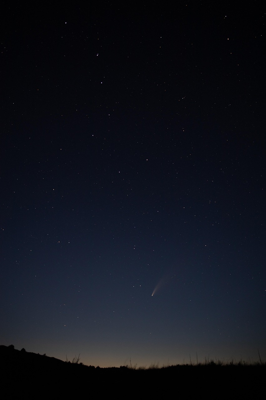 彗星 夜晚 天空 - Pixabay上的免费照片