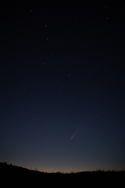 Cometa, Noite, Céu, Sombrio