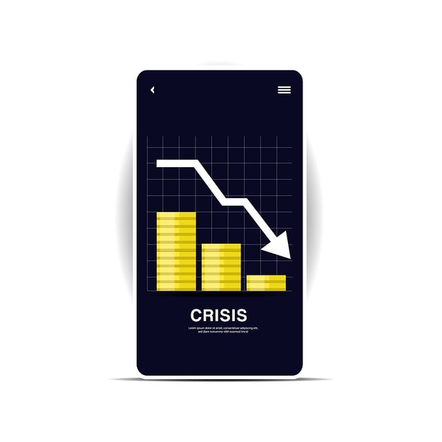 Free business crisis money illustration