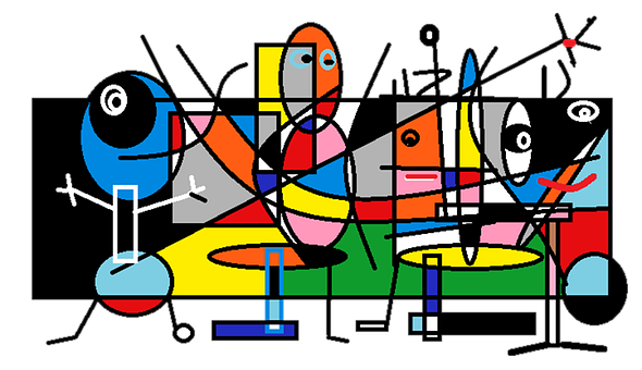 Prieteni, Picasso, Artă, Ilustraţie