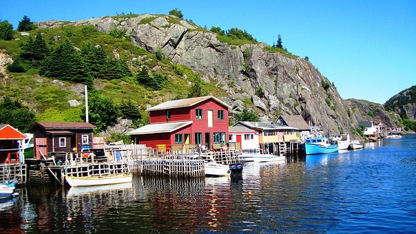 Quidi Vidi, Båd, Havn, Mole, Dok