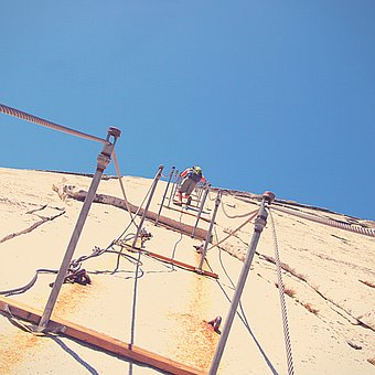 Menschen, Klettern, Mauer, Abenteuer