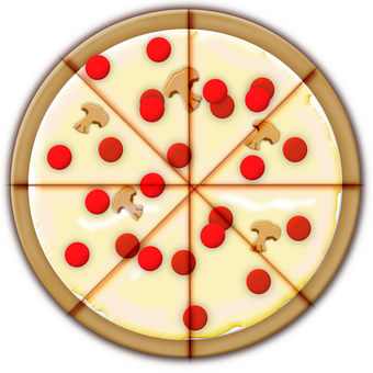 Free Food Pizza illustration and picture