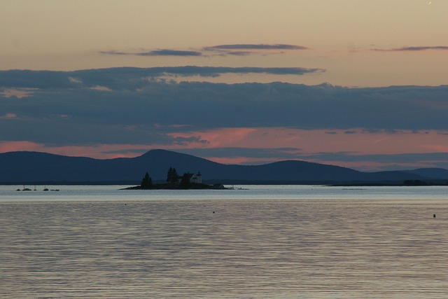 Free Maine Sunset photo and picture