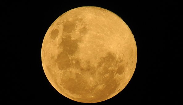 Mond, Nacht, Himmel, Raum, Astronomie