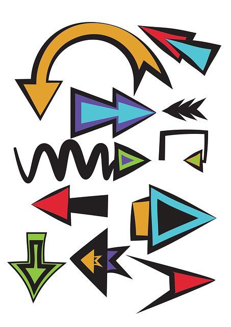 Free Arrow Direction vector and picture