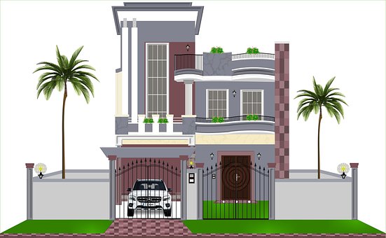 Free House Villa illustration and picture