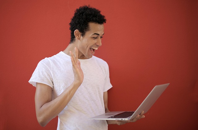 Free Man Laptop photo and picture