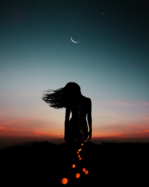 Free Woman Silhouette photo and picture