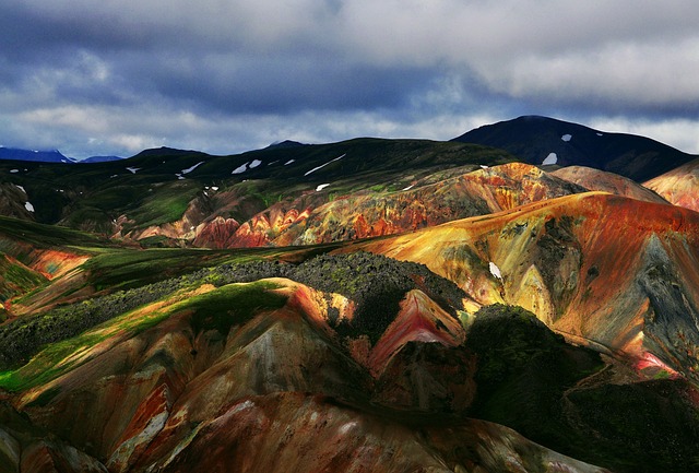 Landschaft, Berge, Natur, Bunt