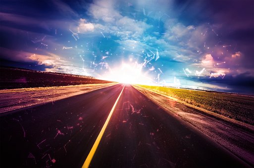 Fantasía, Viaje, Roadtrip, Autopista