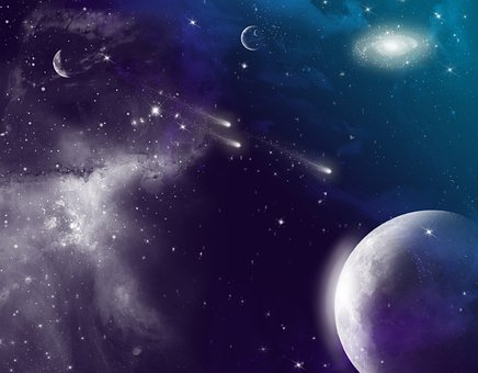 Free Galaxy Blue photo and picture