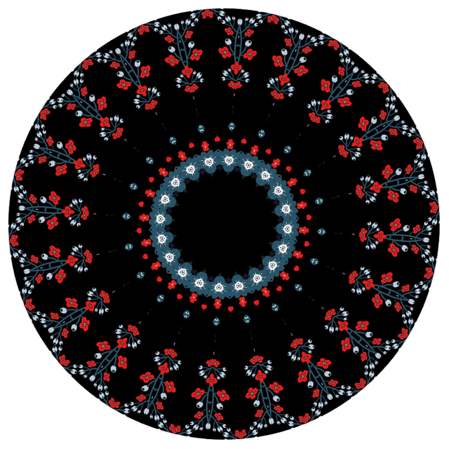 Free mandala round circle illustration