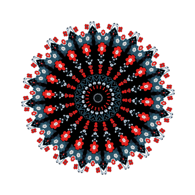 Free mandala circle round illustration
