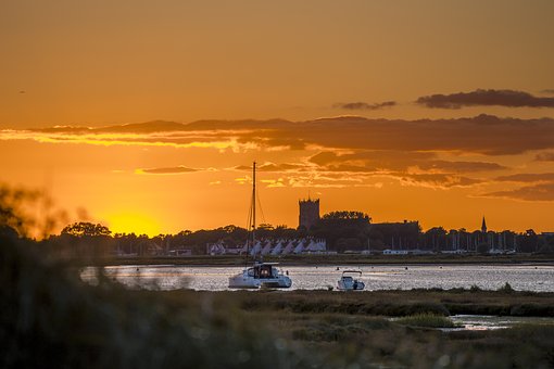 Solnedgang, Himmel, Natur, Skyer