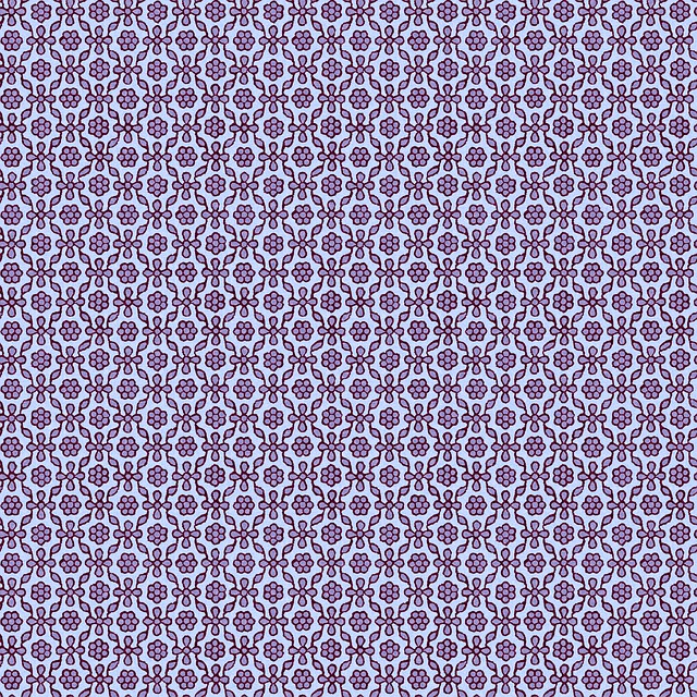 Free pattern vintage floral illustration