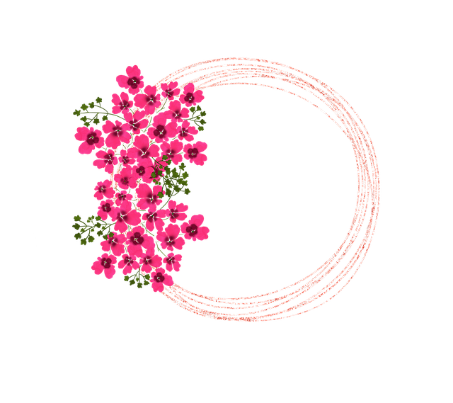 Download free HD stock image of Wreath Ornament Free wreath ornament decorative illustration