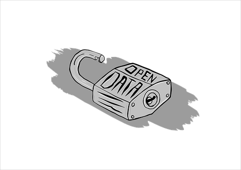 Free Open Data Padlock vector and picture