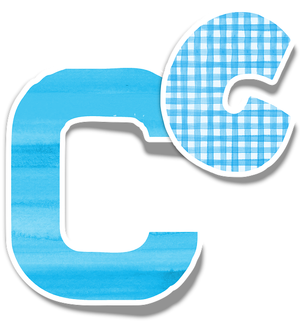 Free alphabet letter c capital illustration