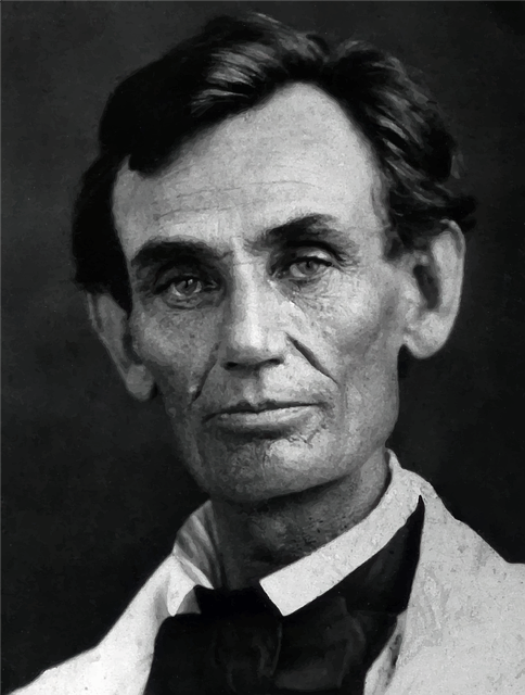 Free person man abraham lincoln vector