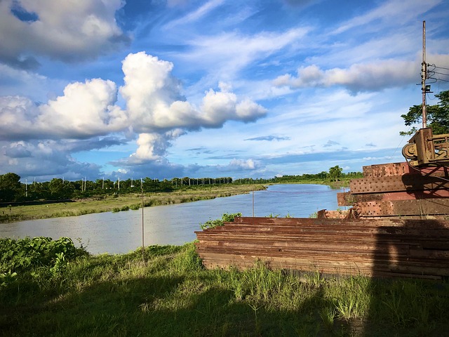 Free Sun River photo and picture
