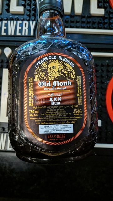 Free Old Monk Rum photo and picture