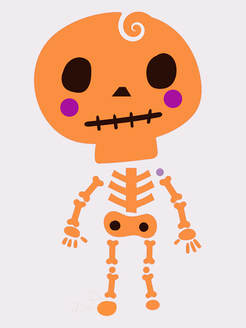 Free halloween candy bullets illustration