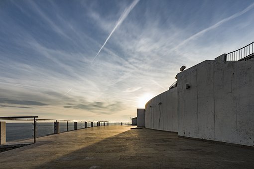 Solnedgang, Himmel, Bygning, Arkitektur