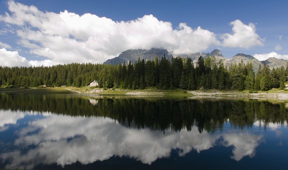 Alperne, Lombardia, Sø, Afspejling