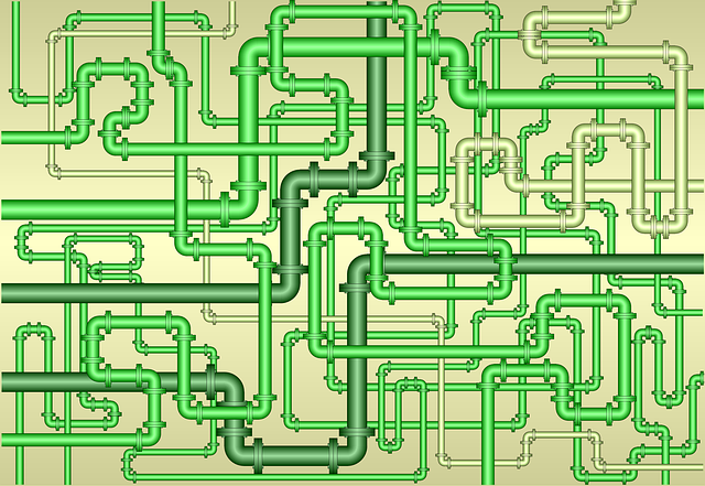 Free conveyor nature water pipes illustration