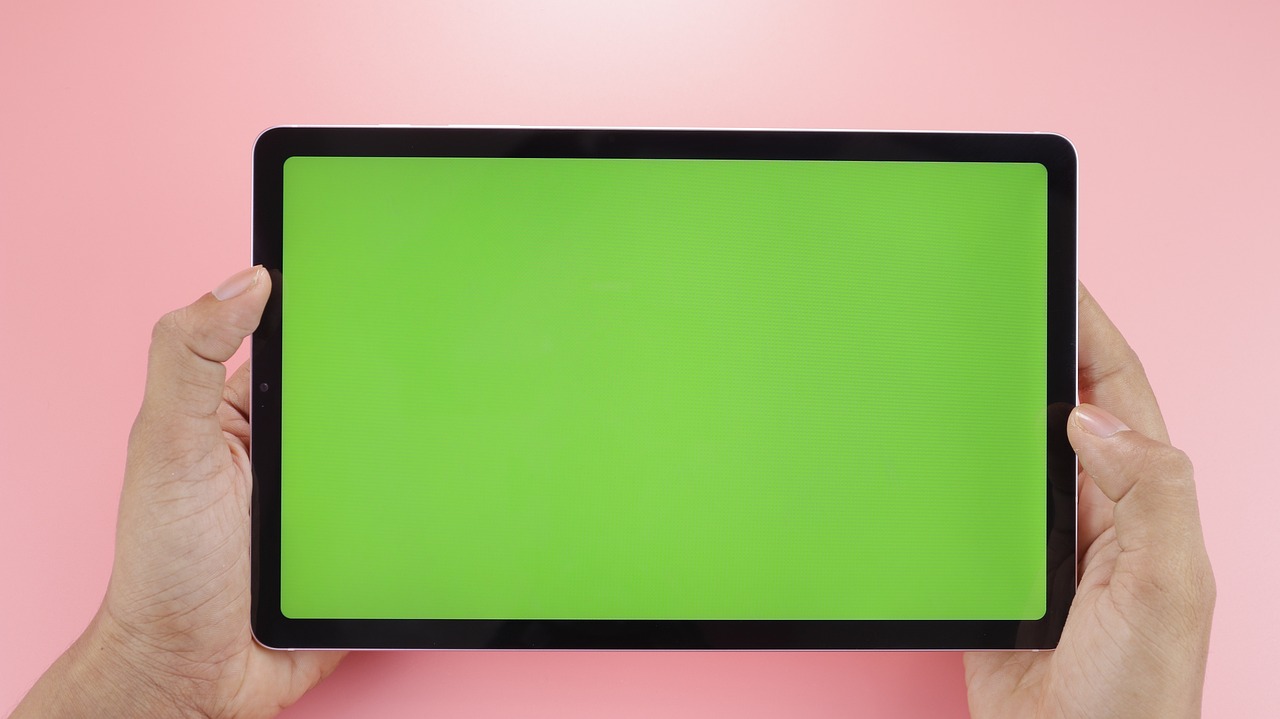 Tablet Display Screen Green Free photo on Pixabay