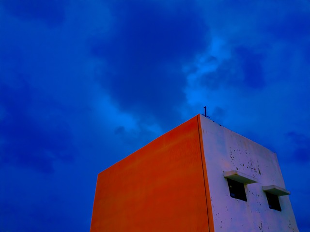 Free Building Blue photo and picture