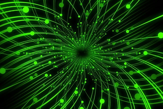 Free lines points abstract illustration