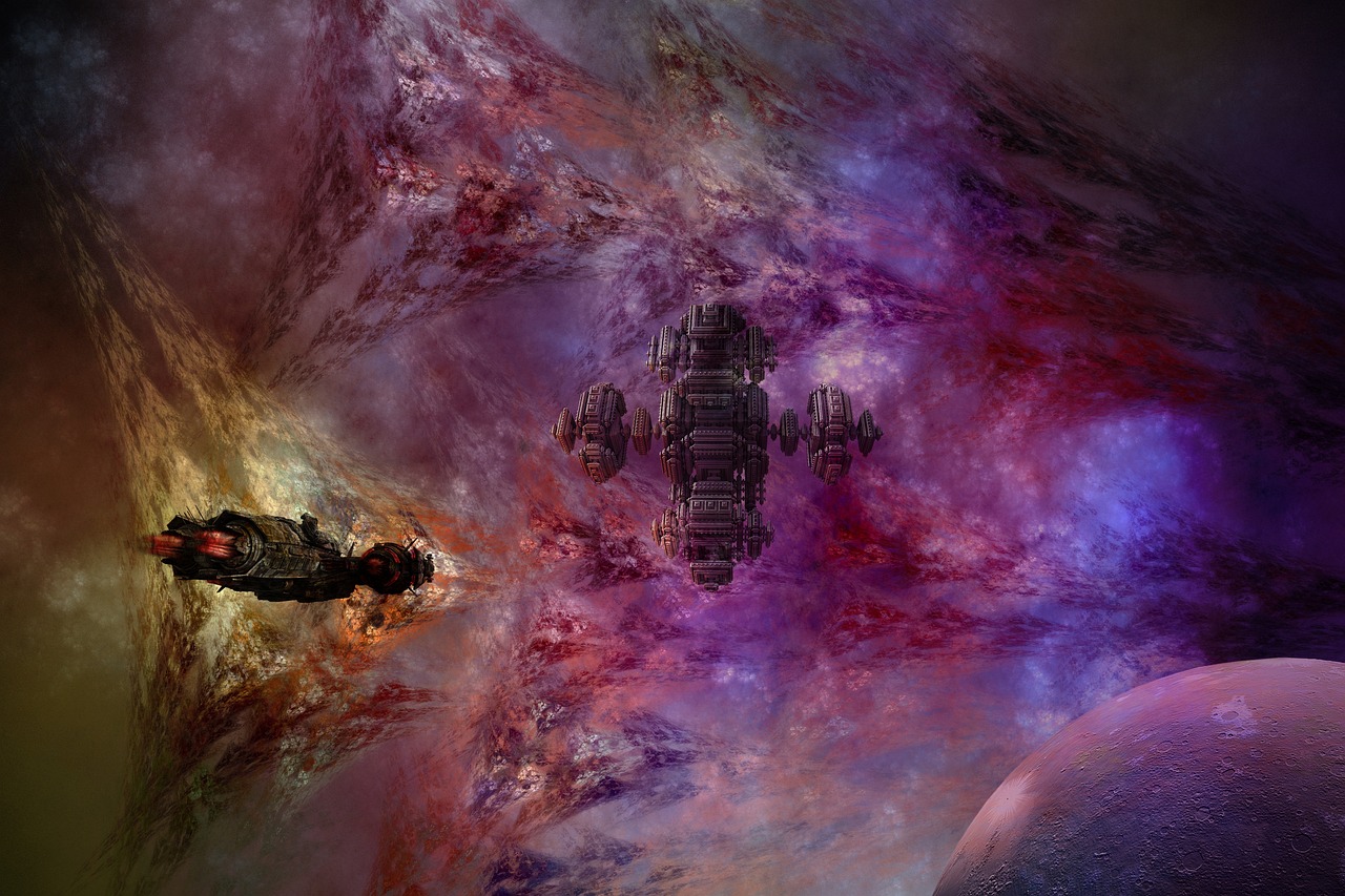 Spaceship - free online jigsaw puzzle photo