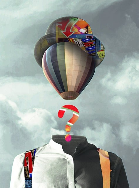 Download free HD stock image of Balloon Hat Free balloon hat question mark illustration