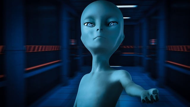 Free alien figure male illustration