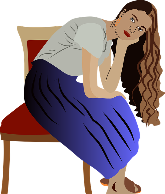 Free Women Sadness illustration and picture
