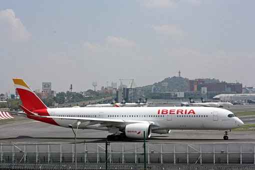 Iberia, Airbus, A350, Fly, Lufthavn