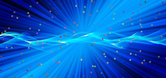 Free background abstract star illustration