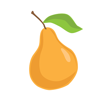 Free Pear Fruit vector and picture