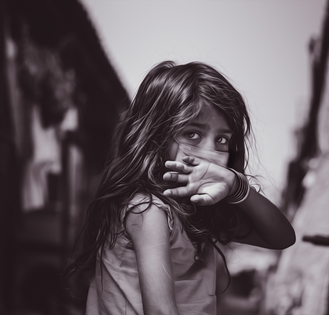 Child Face Mask Girl Free Photo On Pixabay