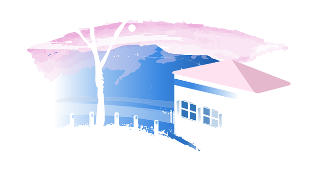 Free house campaign hill illustration