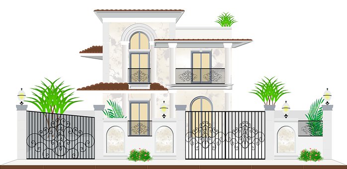 Free House Villa illustration and picture